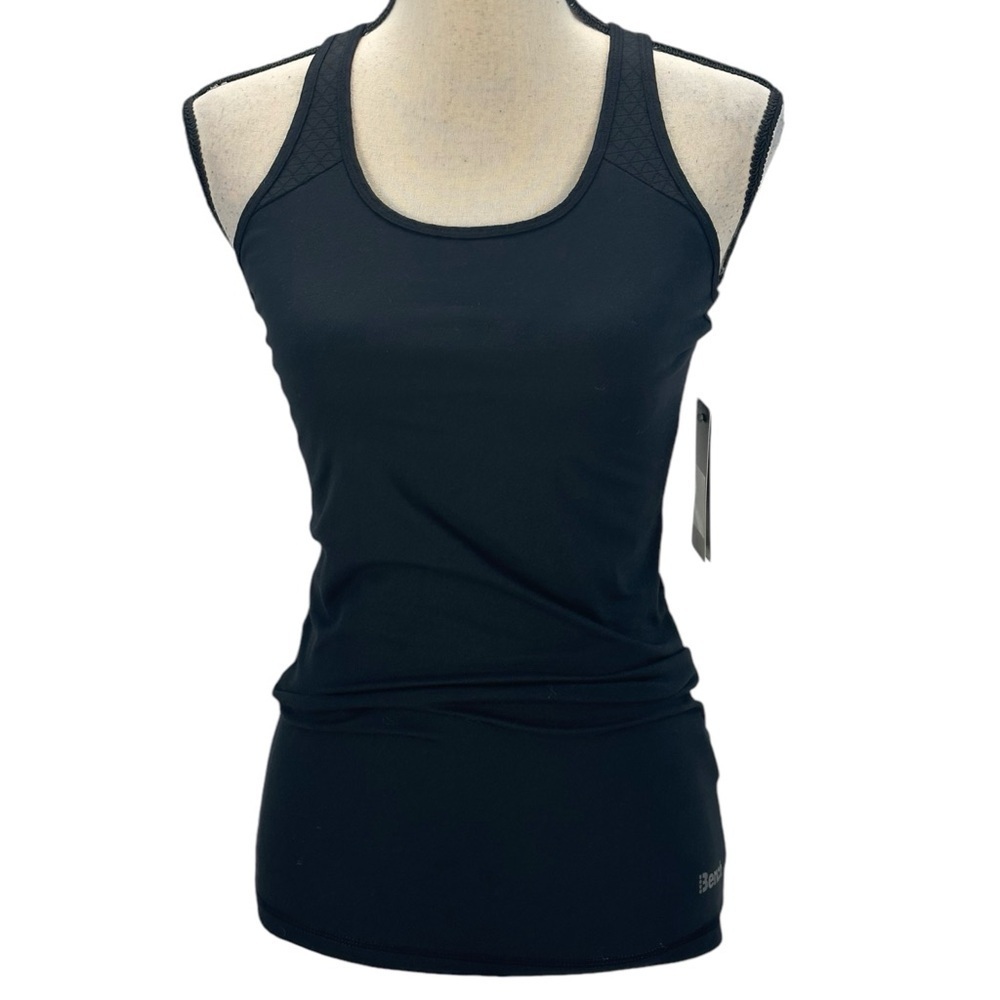 Bench Sleeveless Cross Back Long Tank Top - Black - size Small